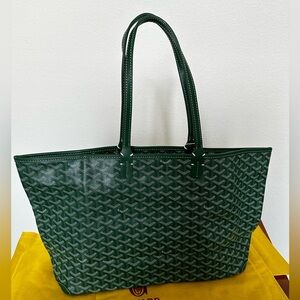 Goyard 💚 Green Large Zip Tote
